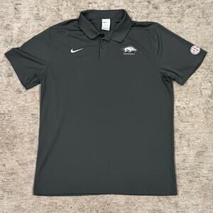 Nike Arkansas Basketball Polo Size L